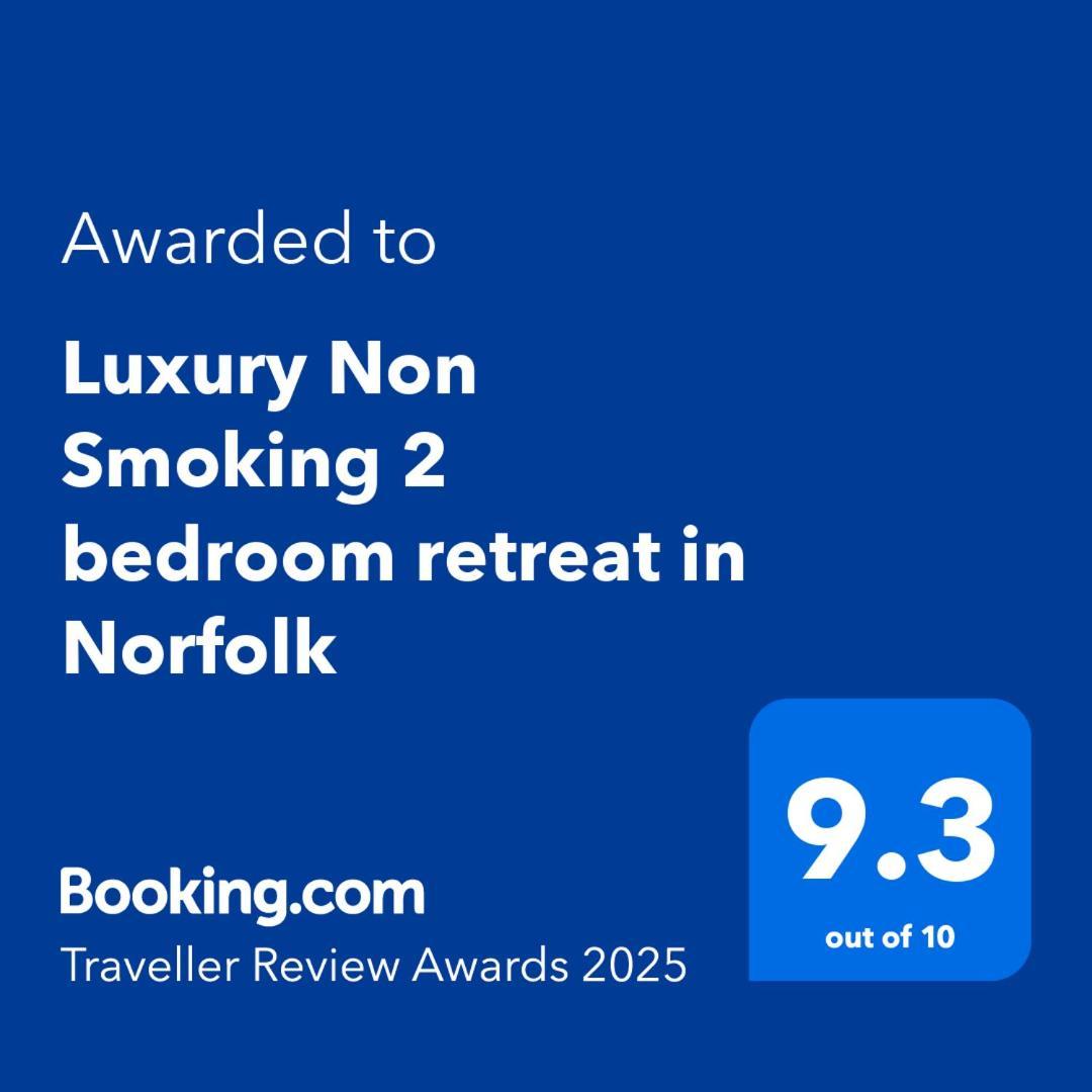 Luxury Non Smoking 2 Bedroom Retreat In Norfolk Attleborough Exterior foto